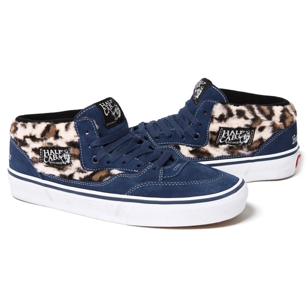 Supreme Vans Leopard Half Cab - Navy (front)