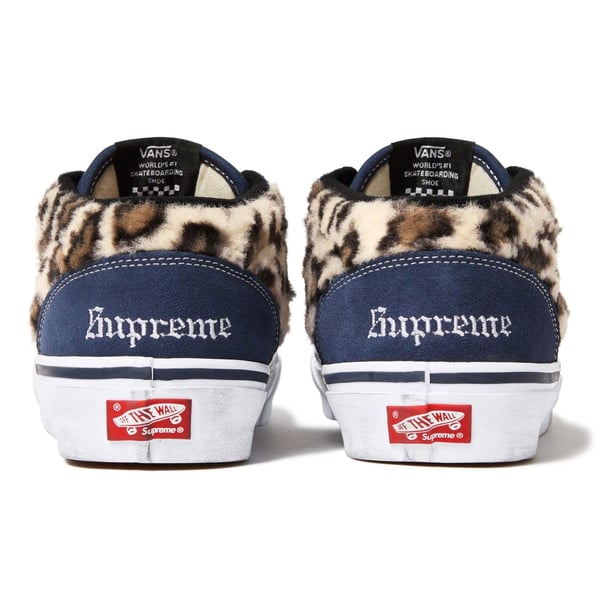 Supreme Vans Leopard Half Cab - Navy (front)
