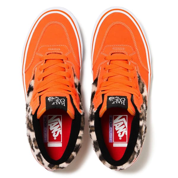 Supreme Vans Leopard Half Cab - Orange (front)