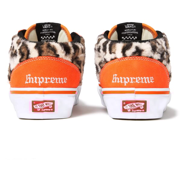 Supreme Vans Leopard Half Cab - Orange (front)