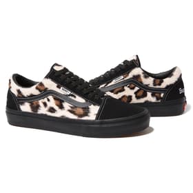 Supreme Vans Leopard Old Skool Black