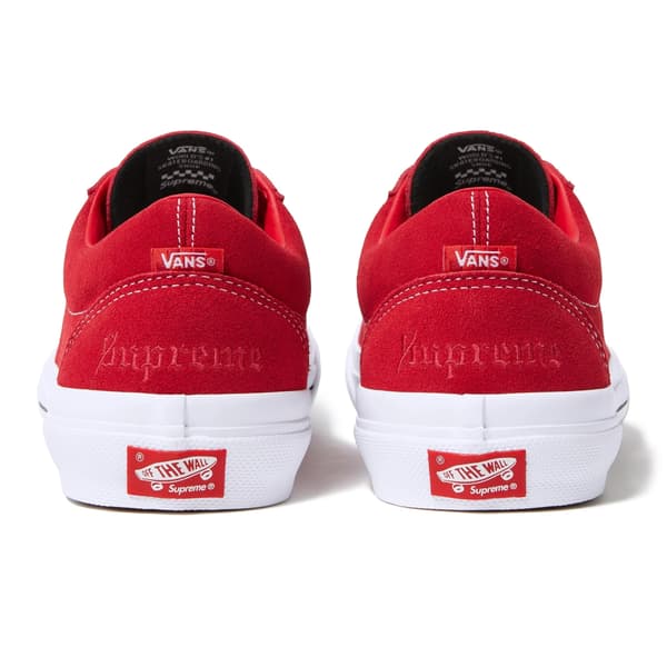 Supreme Vans Sid - Red (front)