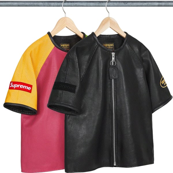 Supreme Vanson Leathers S/S Racing Jacket - Product Image