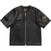 Supreme Vanson Leathers S/S Racing Jacket - Black (front)