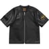 Supreme Vanson Leathers S/S Racing Jacket - Black (front)