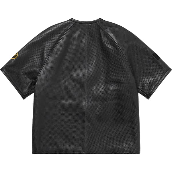 Supreme Vanson Leathers S/S Racing Jacket - Black (front)