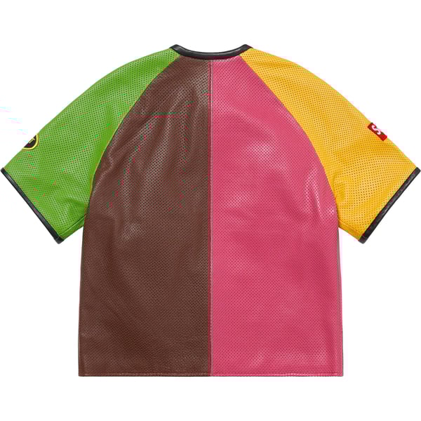 Supreme Vanson Leathers S/S Racing Jacket - Multicolor (front)