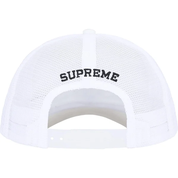 Supreme Vaquero Mesh Back 5-Panel - White (front)