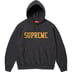 Supreme Varsity Hooded Sweatshirt - Black (front)