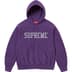 Supreme Varsity Hooded Sweatshirt - Dark Purple (front)