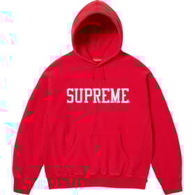 Supreme Varsity Hooded Sweatshirt Red