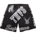 Supreme Varsity Mesh Short - Black (front)