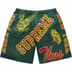 Supreme Varsity Mesh Short - Dark Green (front)