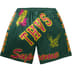 Supreme Varsity Mesh Short - Dark Green (front)