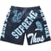 Supreme Varsity Mesh Short - Navy (front)
