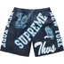 Supreme Varsity Mesh Short - Navy (front)