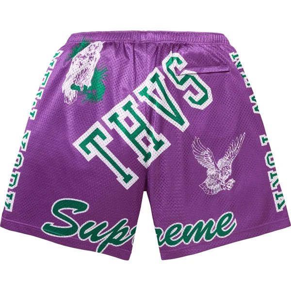 Supreme Varsity Mesh Short - Purple (front)