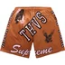 Supreme Varsity Mesh Short - Rust (front)