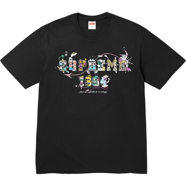 Supreme Varsity Tee - Black (front)