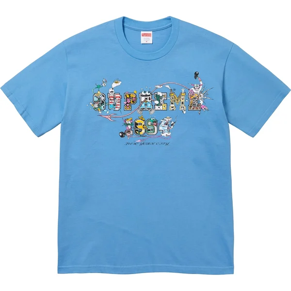 Supreme Varsity Tee - Bright Blue (front)