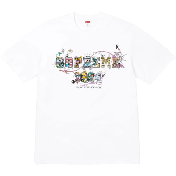 Supreme Varsity Tee - White (front)