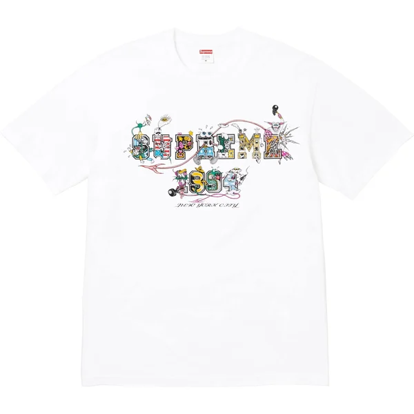 Supreme Varsity Tee - White (front)