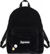 Supreme Velvet Backpack - Black (front)