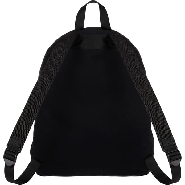 Supreme Velvet Backpack - Black (front)