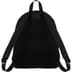 Supreme Velvet Backpack - Black (front)