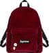 Supreme Velvet Backpack - Red Leopard (front)