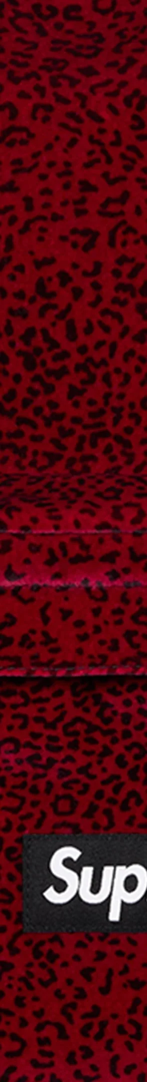 Supreme Velvet Backpack - Red Leopard (front)