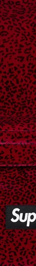 Supreme Velvet Backpack - Red Leopard (front)
