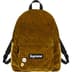 Supreme Velvet Backpack - Tan Leopard (front)