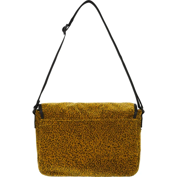 Supreme Velvet Small Messenger Bag - Tan Leopard (front)