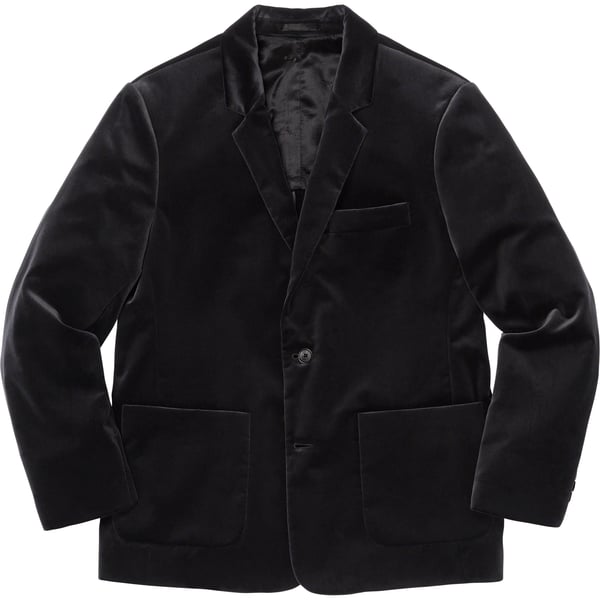 Supreme Velvet Suit - Black (front)