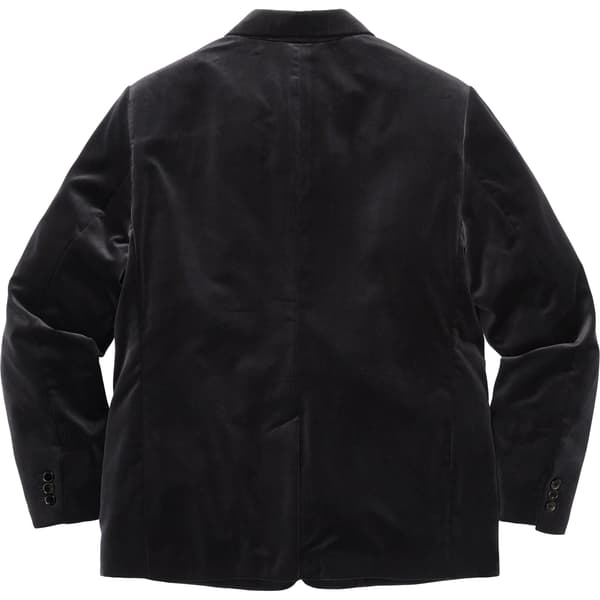 Supreme Velvet Suit - Black (front)