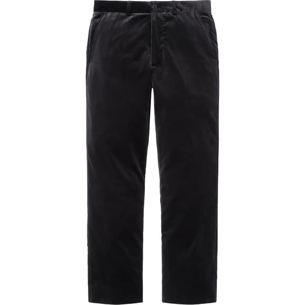 Supreme Velvet Suit - Black (front)