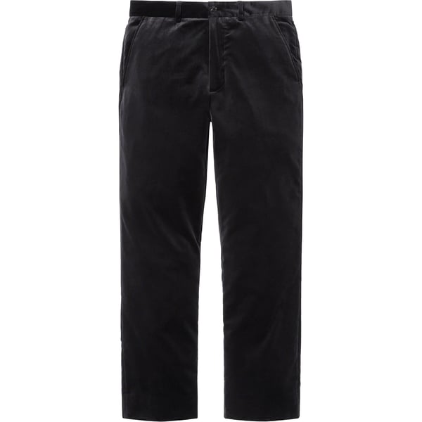 Supreme Velvet Suit - Black (front)