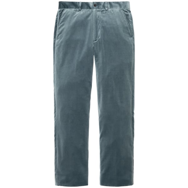 Supreme Velvet Suit - Slate (front)