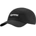 Supreme Ventile Camp Cap - Black (front)