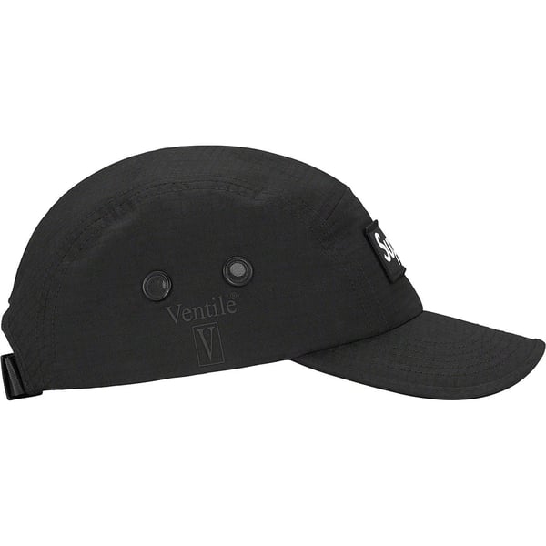 Supreme Ventile Camp Cap - Black (front)
