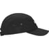 Supreme Ventile Camp Cap - Black (front)