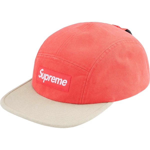 Supreme Ventile Camp Cap - Coral (front)