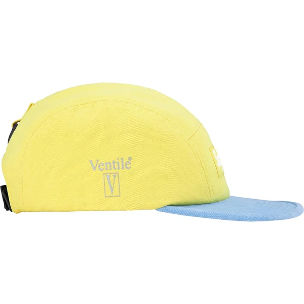 Supreme Ventile Camp Cap - Light Yellow (front)