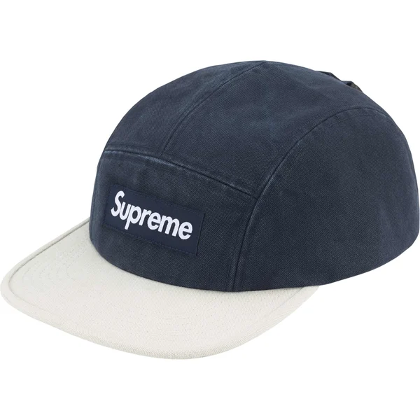 Supreme Ventile Camp Cap - Navy (front)