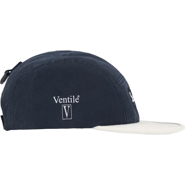 Supreme Ventile Camp Cap - Navy (front)