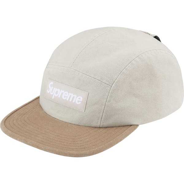 Supreme Ventile Camp Cap - Stone (front)