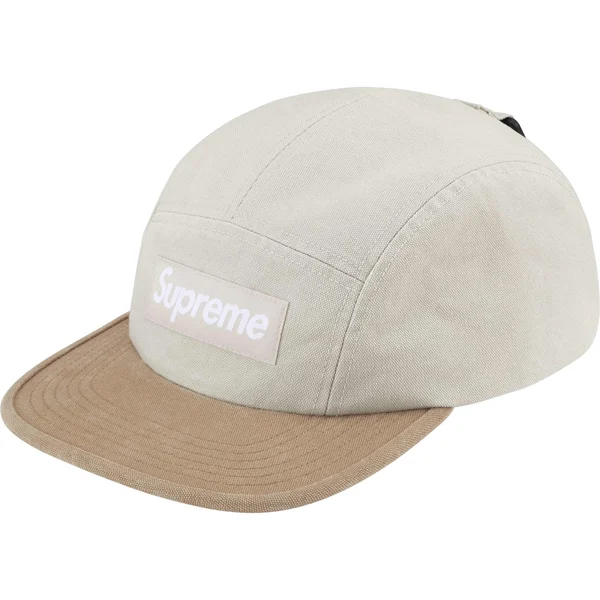 Supreme Ventile Camp Cap - Stone (front)