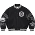 Supreme Veritas Varsity Jacket - Black (front)