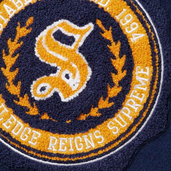 Supreme Veritas Varsity Jacket - Navy (front)